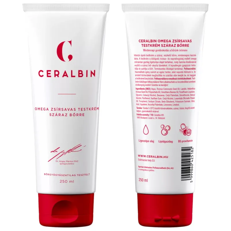 Ceralbin omega zsírsavas testkrém 250 ml Csak ma