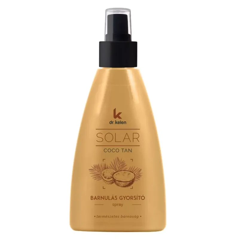 Dr. Kelen Solar Coco Tan barnulást gyorsító spray 150 ml Biztonságos vásárlás