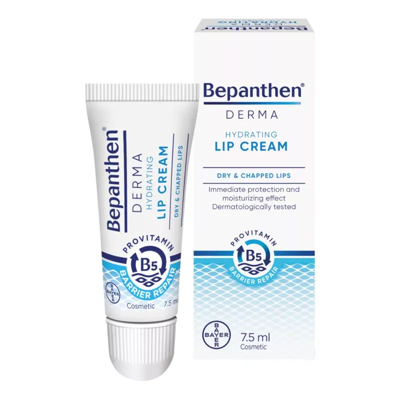Bepanthen Derma hidratáló ajakápoló krém 7,5 ml Biztonságos vásárlás