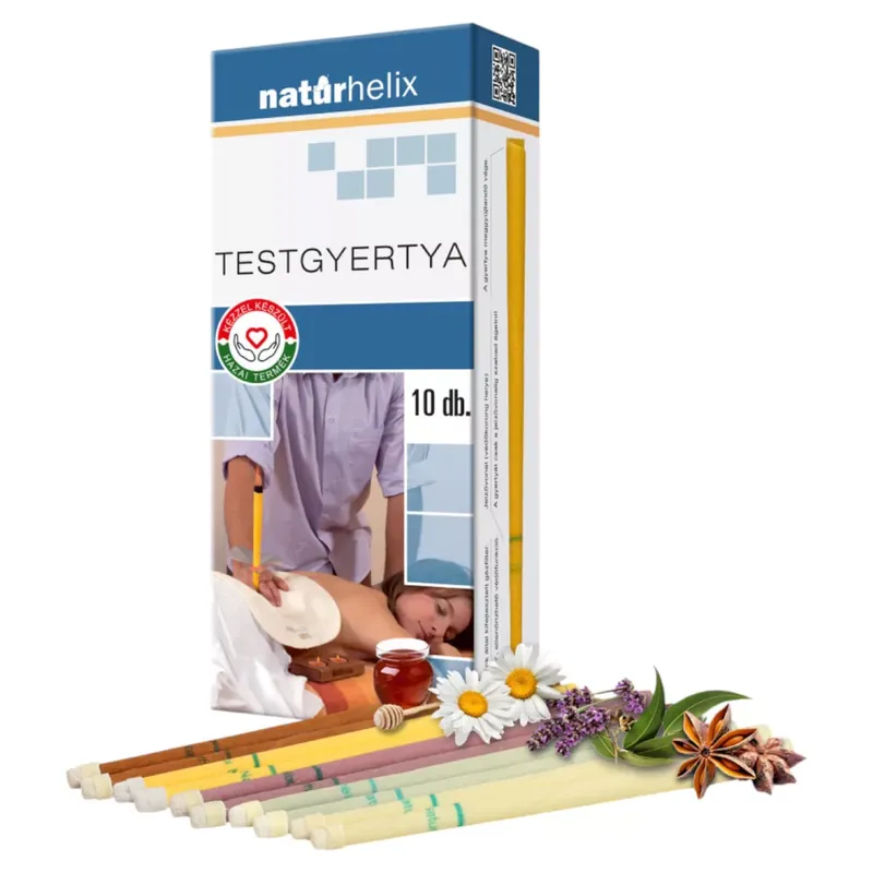 Naturhelix variációk testgyertya 10 db Expressz kézbesítés