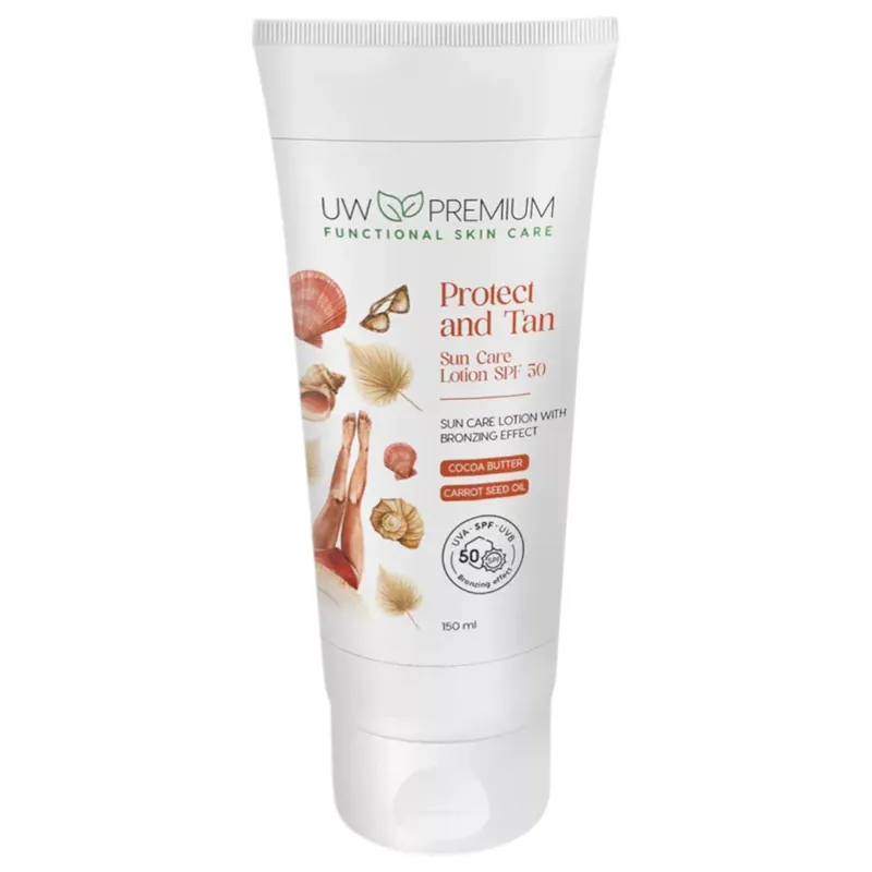 Árengedmény UW Premium Sun Care barnulást segítő naptej SPF50 150 ml