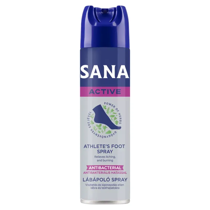 Legkelendőbb Sana antibakteriális lábápoló spray viszketés ellen 150 ml