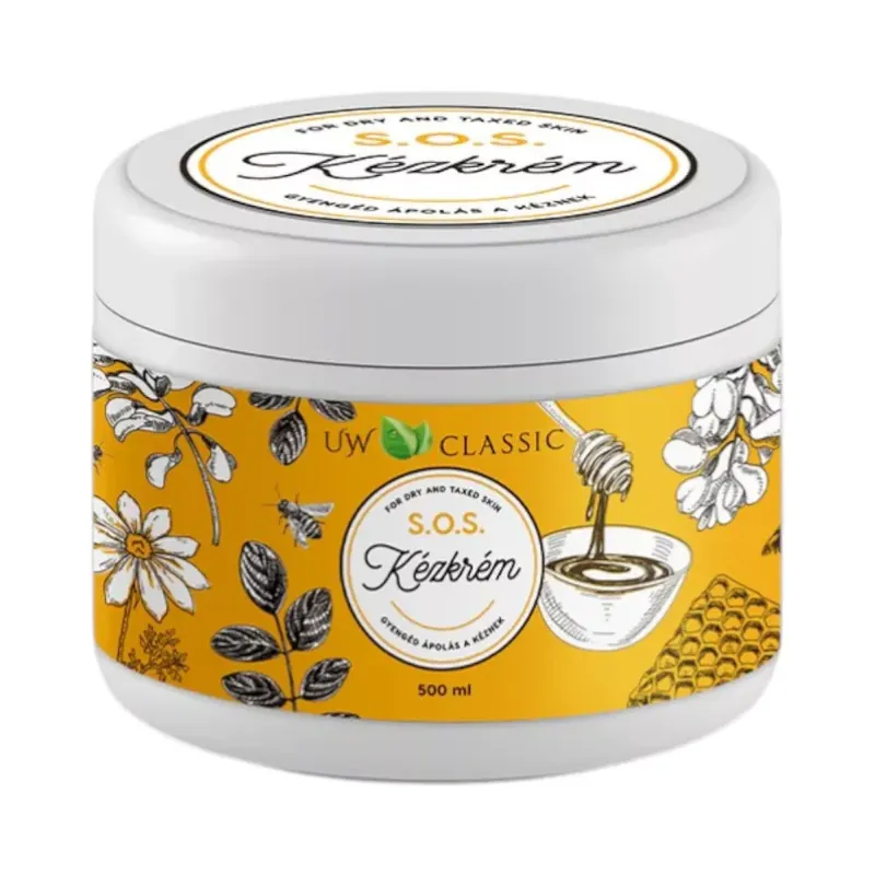 UW Classic S.O.S. kamillás kézkrém ureával 500 ml Akció