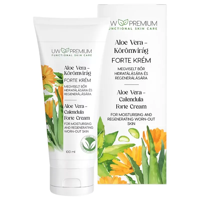 Akciós ár UW Premium Forte aloe vera-körömvirág krém 100 ml