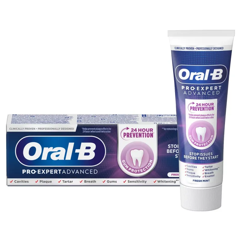 Gyors szállítás Oral-B Pro-Expert Advanced Gum Protection fogkrém 75 ml
