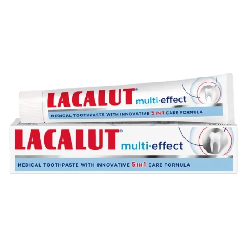 Azonnali szállítás Lacalut Multi-effect fogkrém 75 ml
