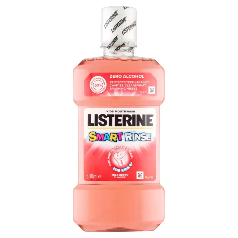 Listerine Smart Rinse Mild Berry szájvíz gyermekeknek 500 ml Ajánlat