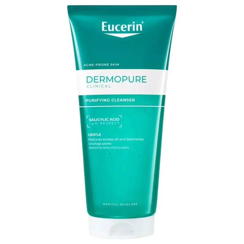 Exkluzív ajánlat Eucerin DermoPure Clinical Purifying Cleanser tisztító gél 200 ml