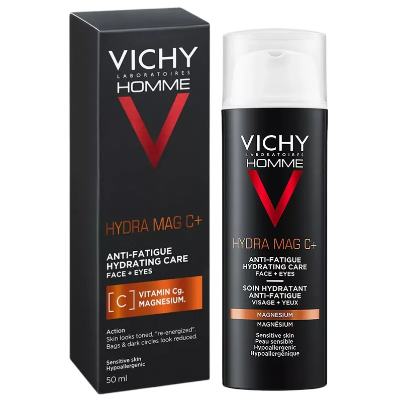 Azonnali szállítás Vichy Homme Hydra Mag C+ hidratáló arckrém 50 ml