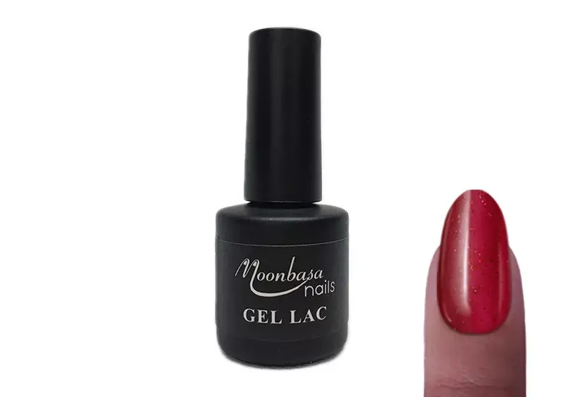 Gel polish 6ml 280 Glittery Dark Red Bestseller