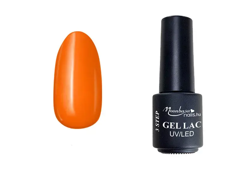 3step gel polish 4ml 078 Neon orange Azonnali szállítás