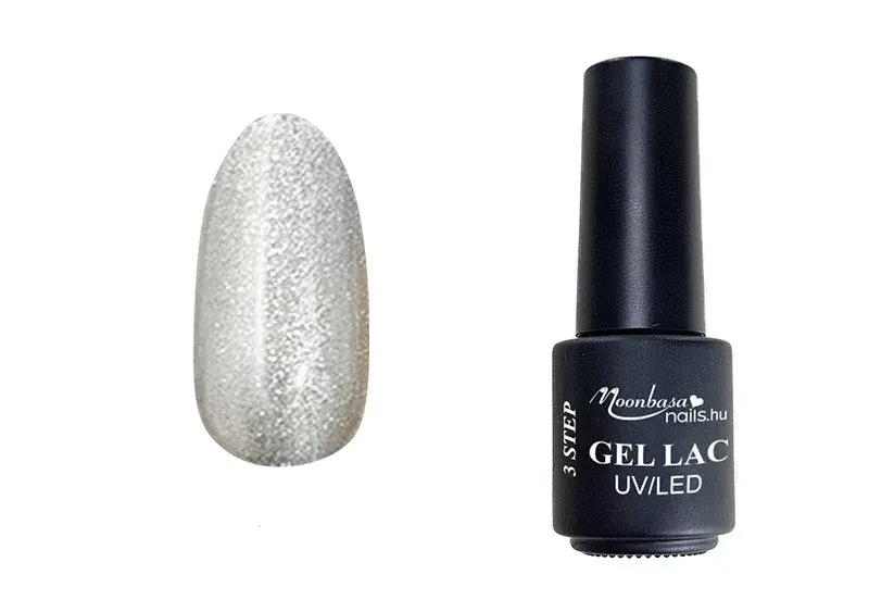 Árengedmény 3step gel polish 4ml 209 Glittering Silver