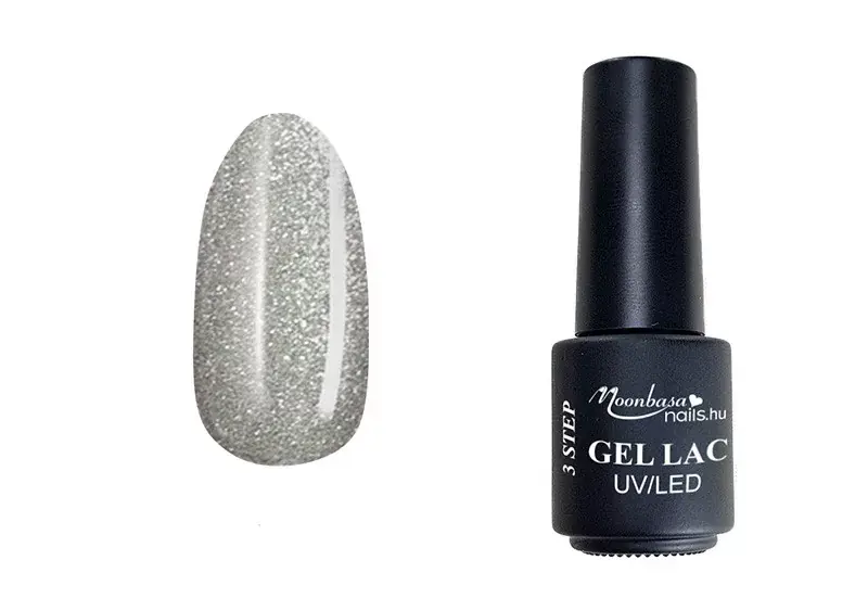 Vásárlói kedvenc 3step gel polish 4ml 210 Silver Sunday