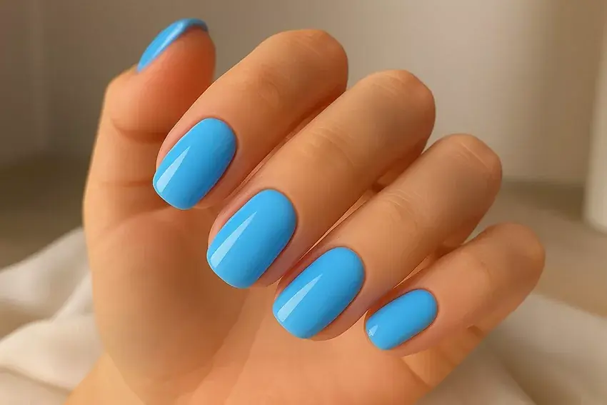 Phosphorescent gel polish 5ml 639 Baby blue Legkelendőbb