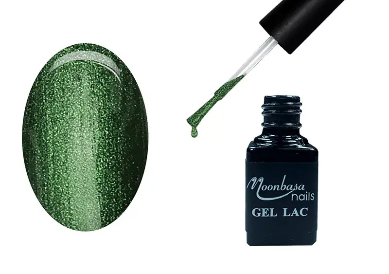Akciós ár One step gel polish 5ml 043 Glittery dark green