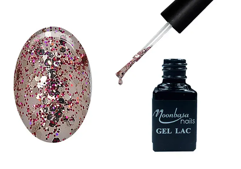 Szuper ajánlat One step gel polish 5ml 259 Pink-silver glitter polish
