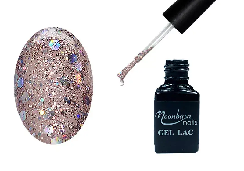 Akció One step gel polish 5ml 263 Dark rainbow glitter top coat