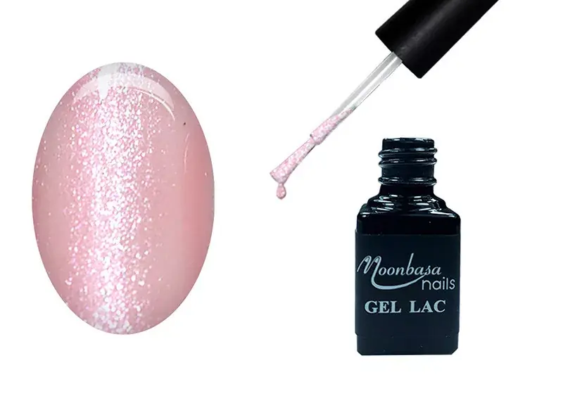 Gyors szállítás One step gel polish 5ml 096 Light pink with subtle glitter