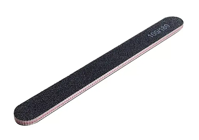Prémium Straight file 100/180 1002 Black with pink centre
