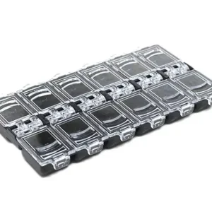 12-compartment Decorative accessory storage box 029-B Black Kihagyhatatlan ajánlat
