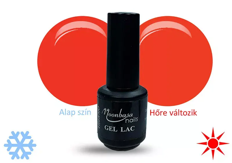 Csak ma Thermo gel polish 5ml 423 Blood orange-orange