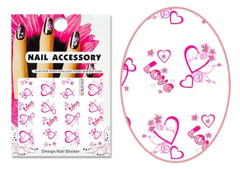 3D Acrylic Effect Sticker BLE-1323 Love Ajánlat
