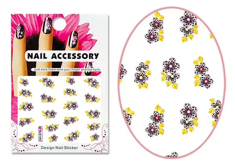 Kedvezményes ár Acrylic effect sticker BLE-1062 Flower