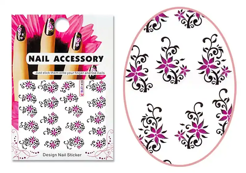 Acrylic effect sticker BLE-1439 Nonfi flower Legkelendőbb