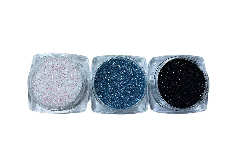 Glitter powder set, 3 pieces Winter Biztonságos fizetés