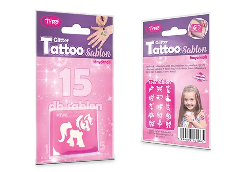Girls‘ template set, 15 pieces 501065 Legkelendőbb