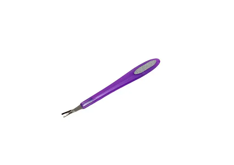 Kihagyhatatlan ajánlat Double-ended cuticle cutter with small file Purple
