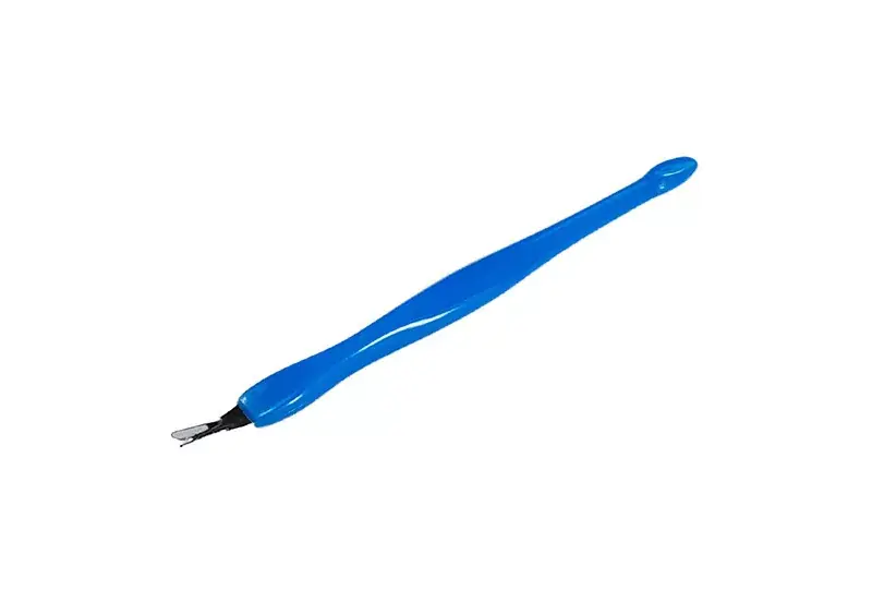 Double-ended cuticle cutter with small file Blue Legkelendőbb