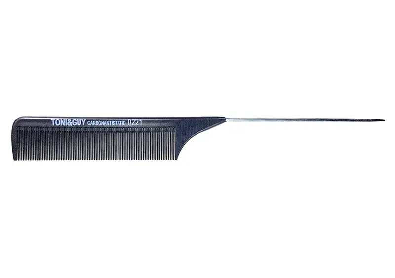 Styling comb with metal pins, antistatic 221 Black Vedd meg online