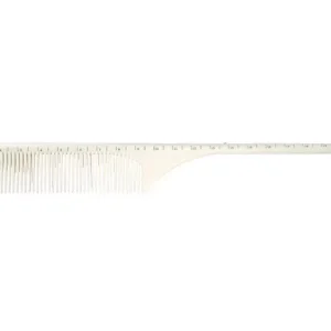 Utolsó esély Styling comb with plastic pins, antistatic J-05 White