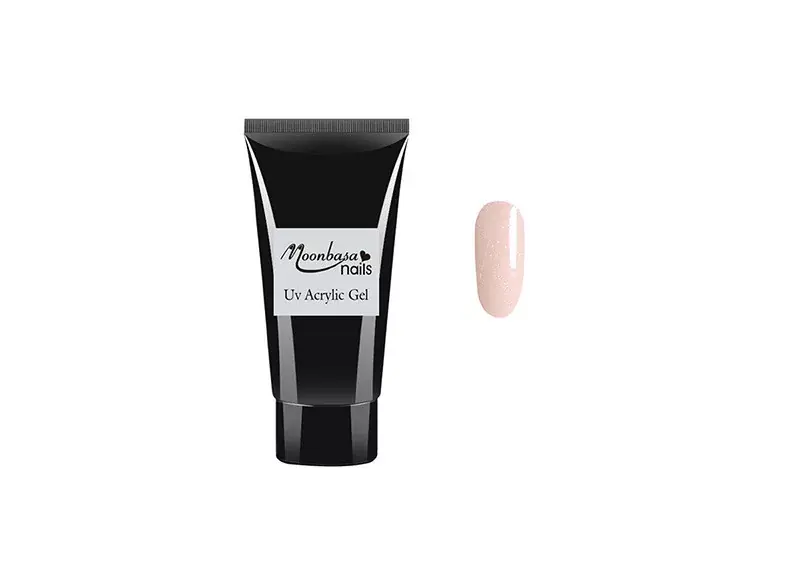 Fusion Acrylgel tube 30ml 053 Transparent pink with glitter Hema free Biztonságos fizetés