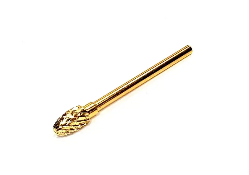 Legjobb ár Carbide head for artificial nail filing 010-2XC Gold conical