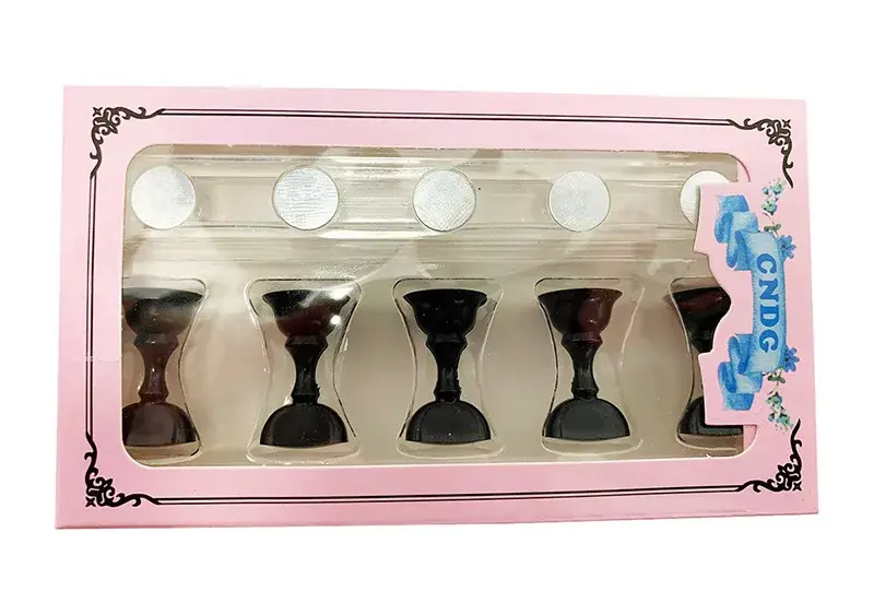 Végkiárusítás Moonbasanails magnetic decorative tip holder Black