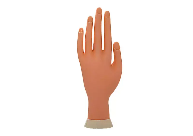 Professional practice hand for artificial nail construction 047 Legkelendőbb