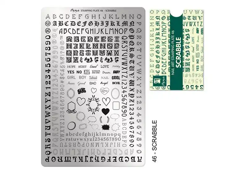 Szuper ajánlat Nyomdalemez - Moyra 46 Scrabble