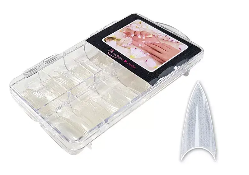 Nail tip box 100 db 002-C Stiletto - átlátszó Ajánlat