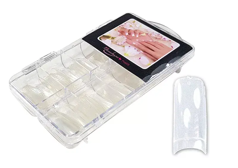 Biztonságos fizetés Nail tip box 100 db 004-C Átlátszó