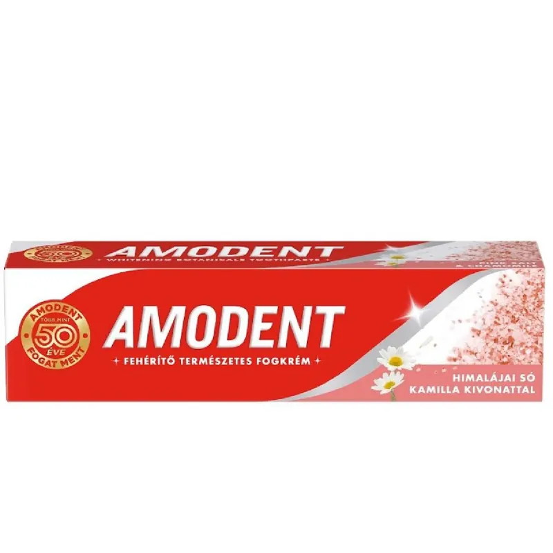 Amodent fogkrém 100 ml Himalájai só (Kamilla kivonattal) NEW Outlet