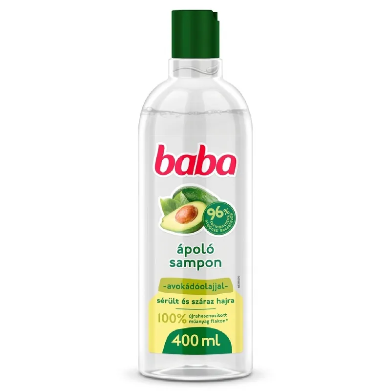 Exkluzív ajánlat Baba sampon 400 ml Sérült és száraz hajra - avokádó olajjal