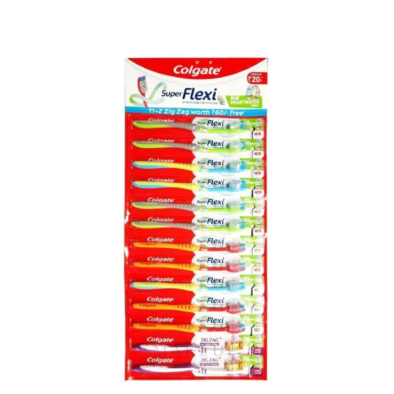 Colgate fogkefe Super Flexi Medium 11+2 lapon Olcsóbb