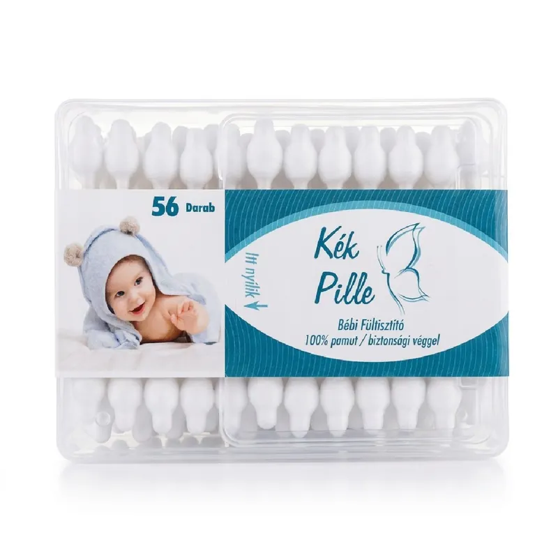Alacsony ár Kék Pille biztonsági fültiszító pálcika 56 db baby
