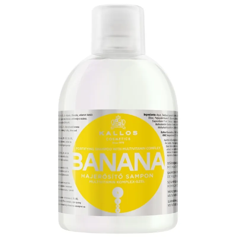 Biztonságos vásárlás Kjmn sampon 1000 ml hajerősítő banán