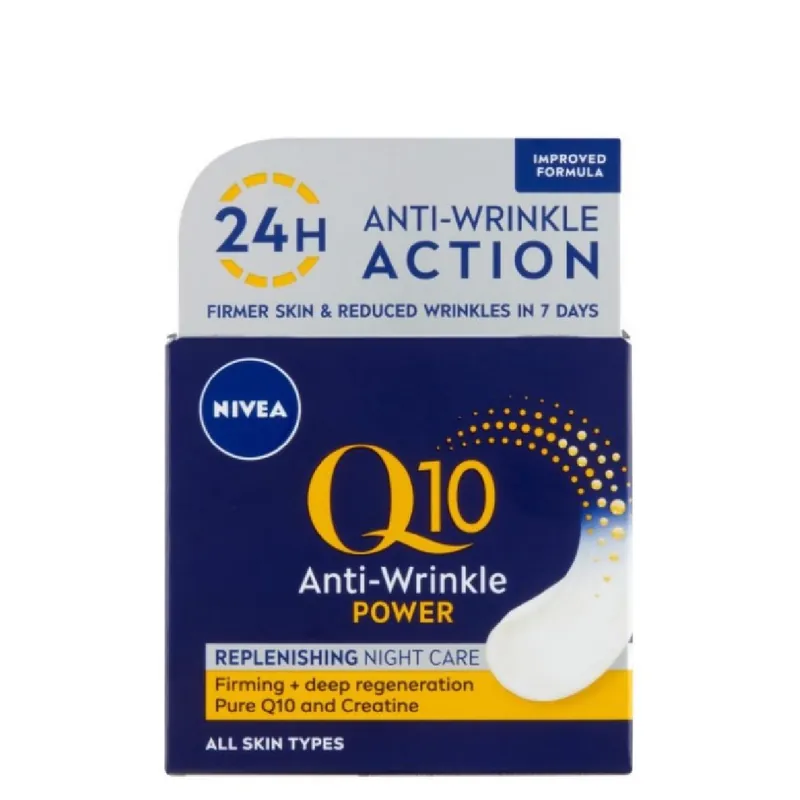 Kiárusítás Nivea Q10 arckrém 50 ml Q10 Power SPF ránctalanító éjszakai