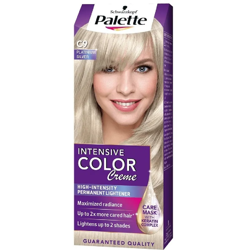 Akciós ár Palette hajfesték 50 ml Intensive Cream Color Ezüstszőke - C9 (9,5-1)