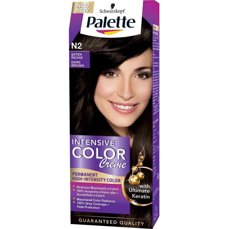 Palette hajfesték 50 ml Intensive Cream Color Ónix Sötétbarna - N2 (3-0) Outlet