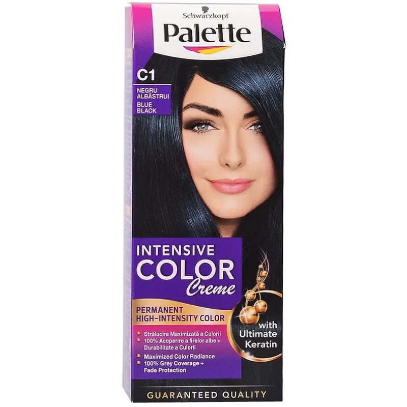 Palette hajfesték 50 ml Intensive Cream Color Zafír Fekete - C1 (1-1) Kihagyhatatlan ajánlat
